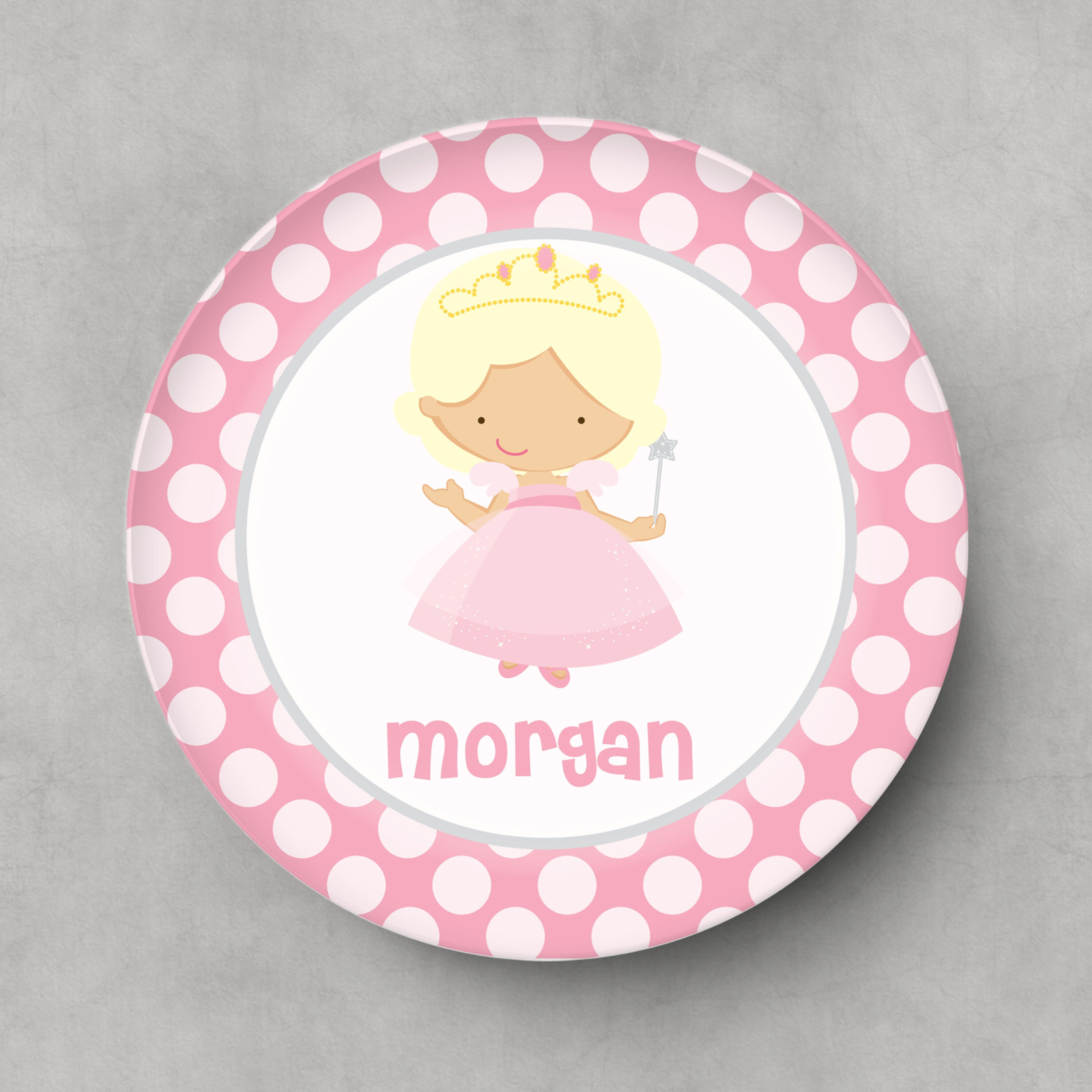 Good Witch Personalized Plate - Kids Birthday, Custom Melamine Plate, Kids Gift 