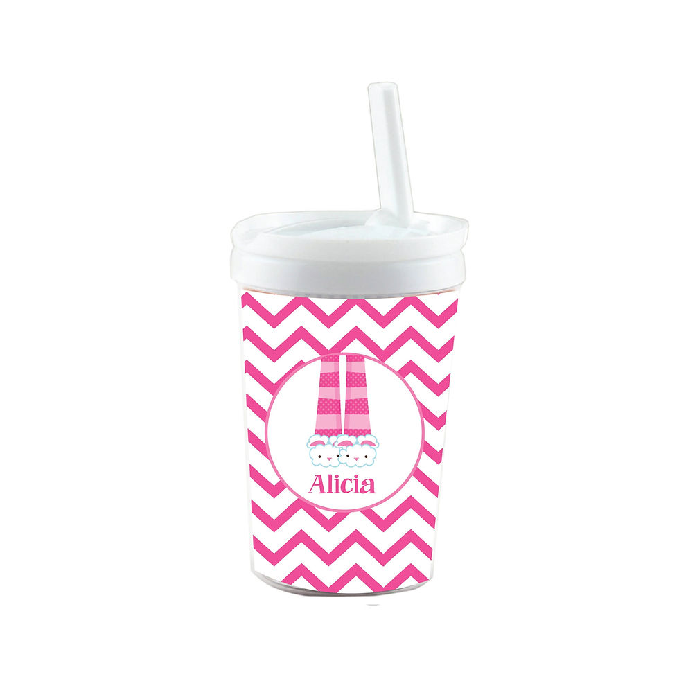 Chevron Pajamas 10 oz. Tumbler Cup- Tumbler for Kids, Gifts for Toddler, Kids Tr
