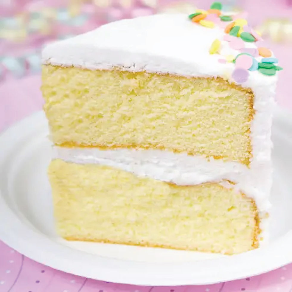 Sweet vanilla frosting candle gift for birthday celebration