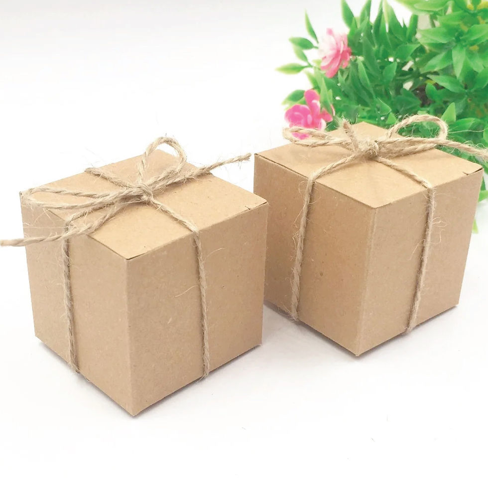 Thumbnail: Kraft box for gifting