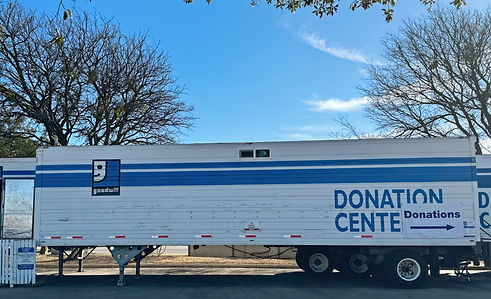 Donation Trailer at Goodwill DFW