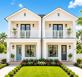 "Modern townhomes representing real estate investment opportunities, rental income properties, and long-term wealth building."