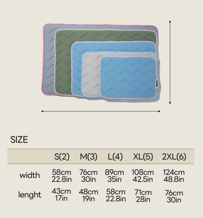 Thumbnail: Puppy Gallery - Cool Wave Memory Foam Pet Mat