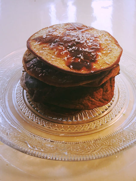 Banana avocado breakfast pancake
