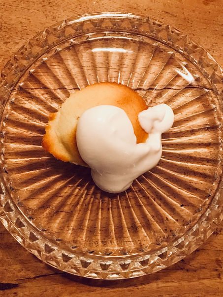 Madeleines met kokosyoghurt