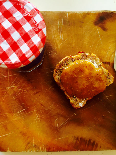 Nectarine Rabarber jam