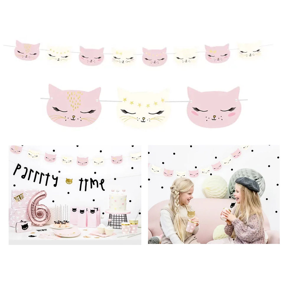 Cat Themed Garland 1.4metre