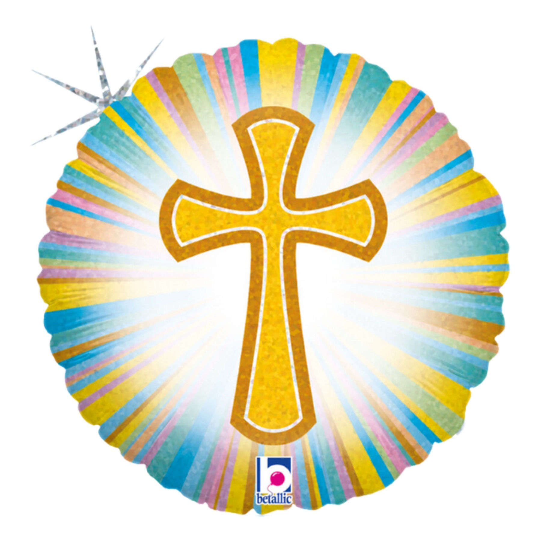 Cross 18" Foil Balloon each