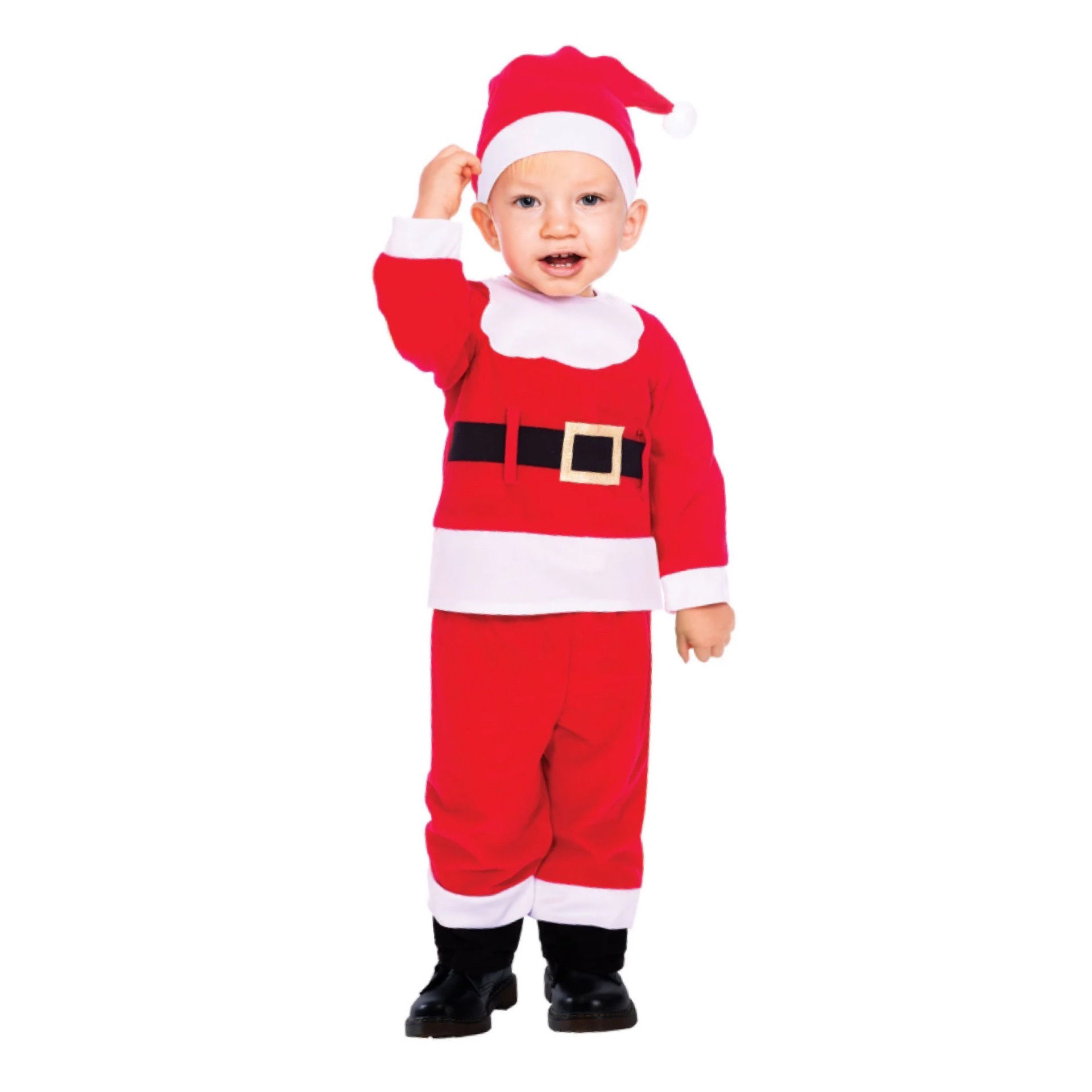 Little Santa Baby / Toddler Costume Includes: Top Trousers And Hat