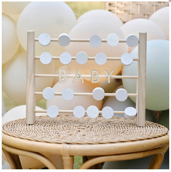 Thumbnail: Ginger Ray Alternative Guestbook Abacus - Wood 30 x 40cm
