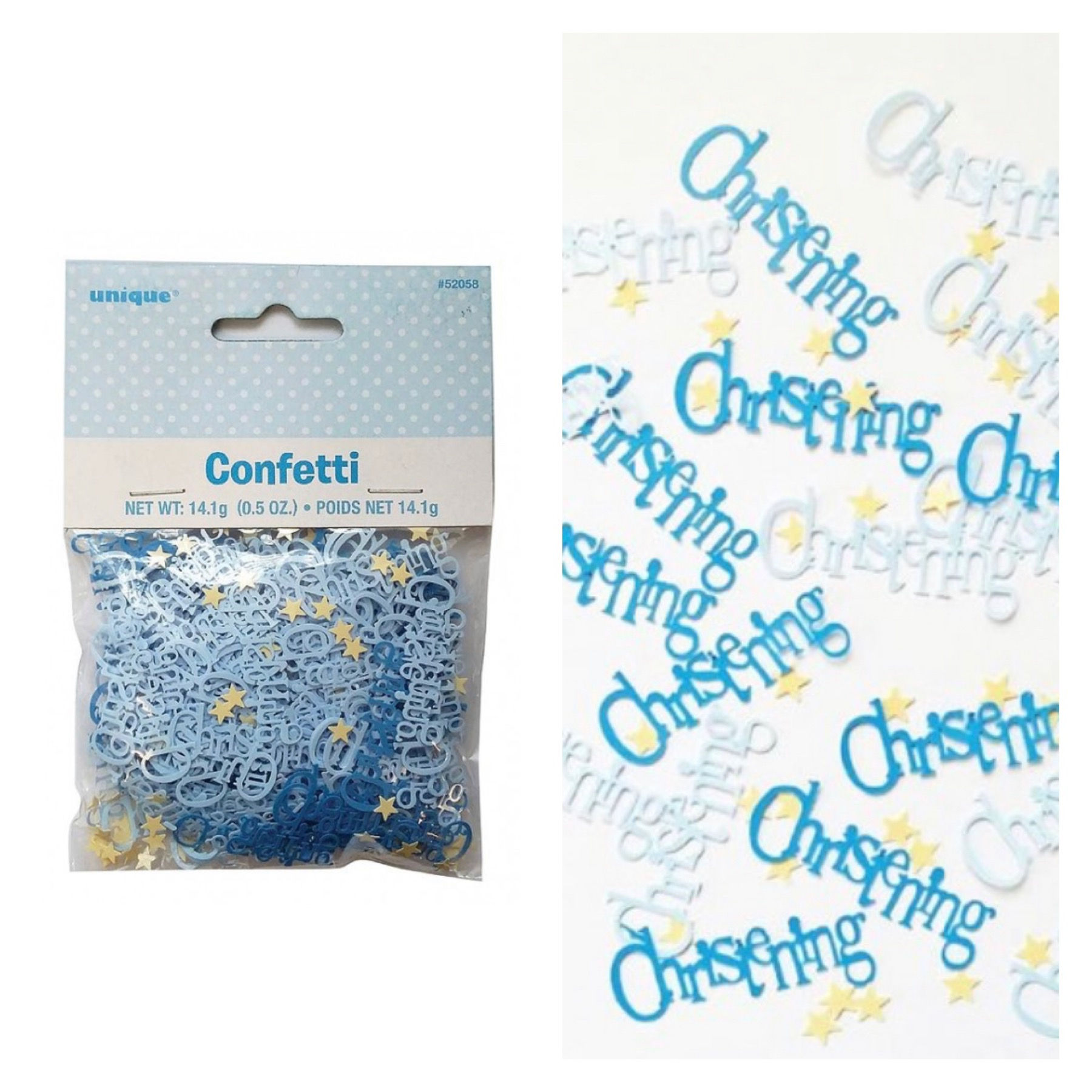 Christening Confetti Blue 14 gram / 0.5oz