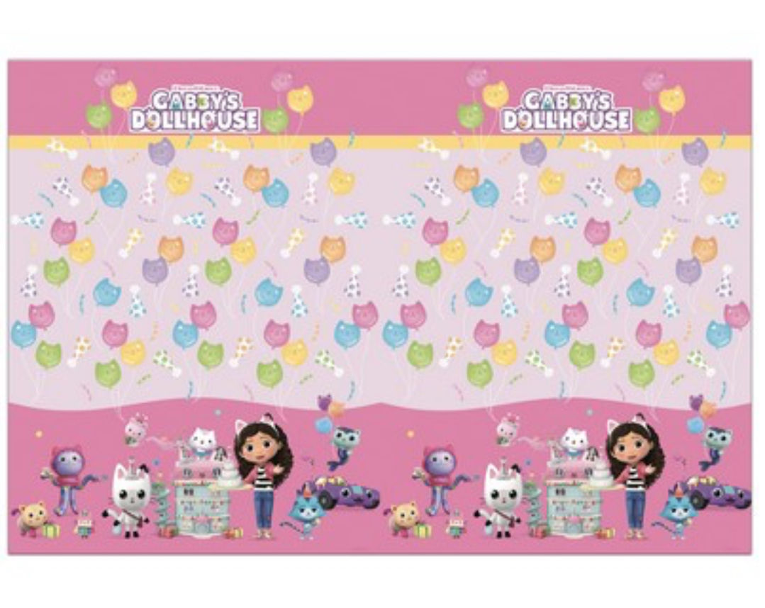 Gabby’s Doll House Plastic  Table Cover 1pc / 1pkt