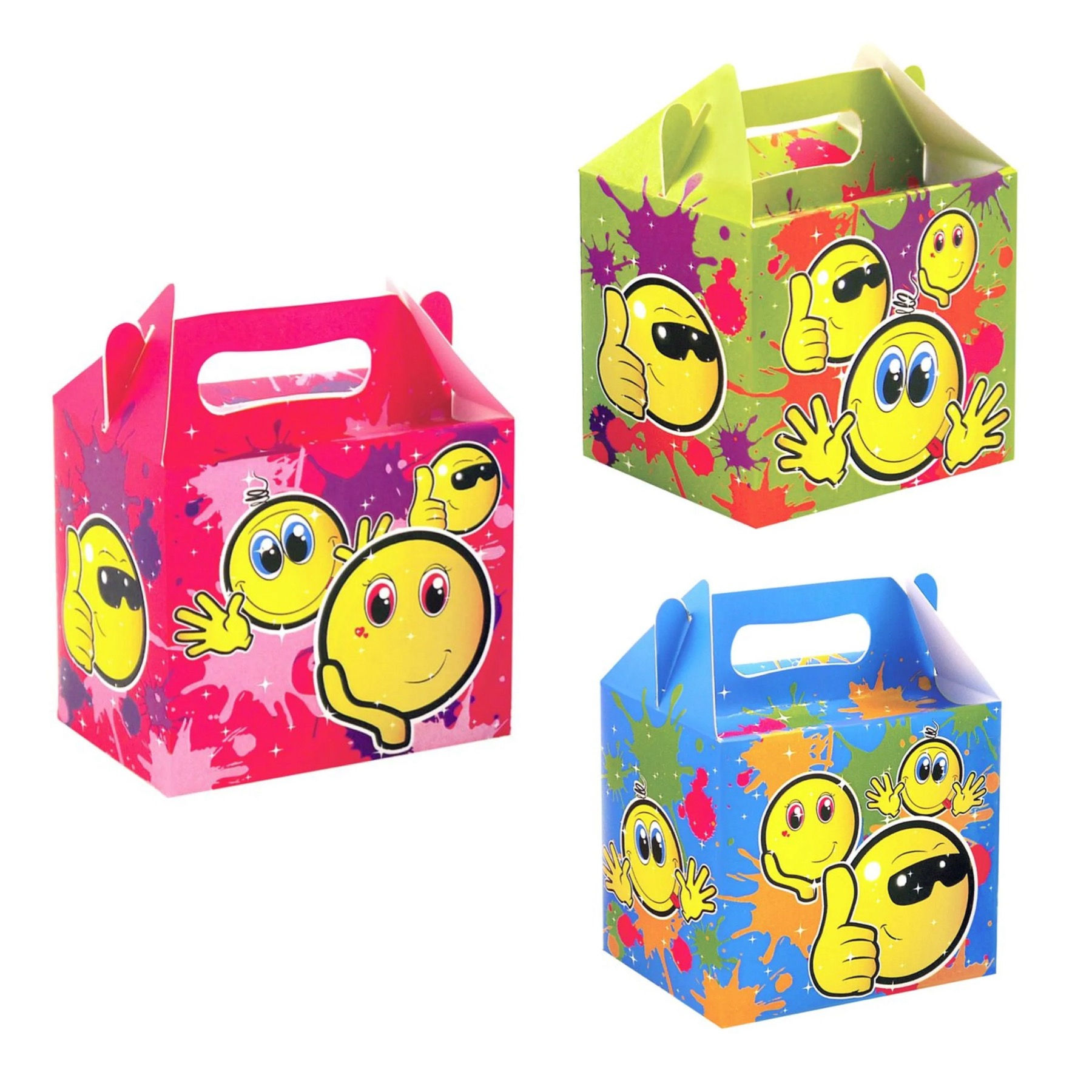 Party Box Smile Party Theme cardboard 15cm long (each)