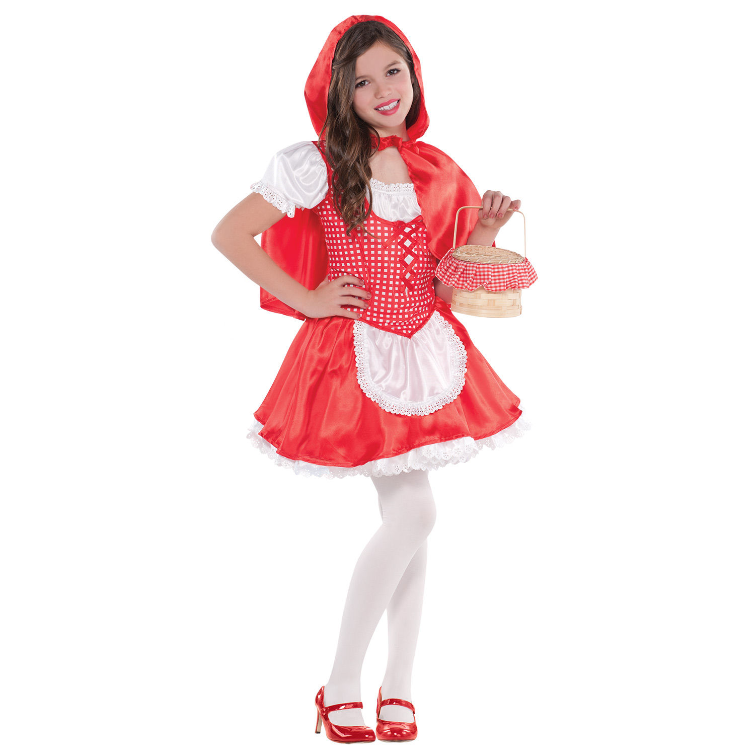 Red Riding Hood Child Costume, Dress and Hooded Cape
