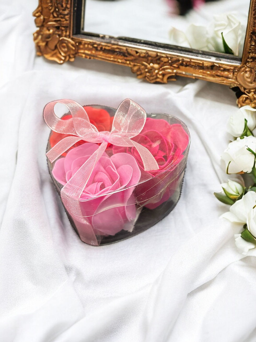Soap Roses 3 pcs / 1pkt (red, pink, fuchsia)