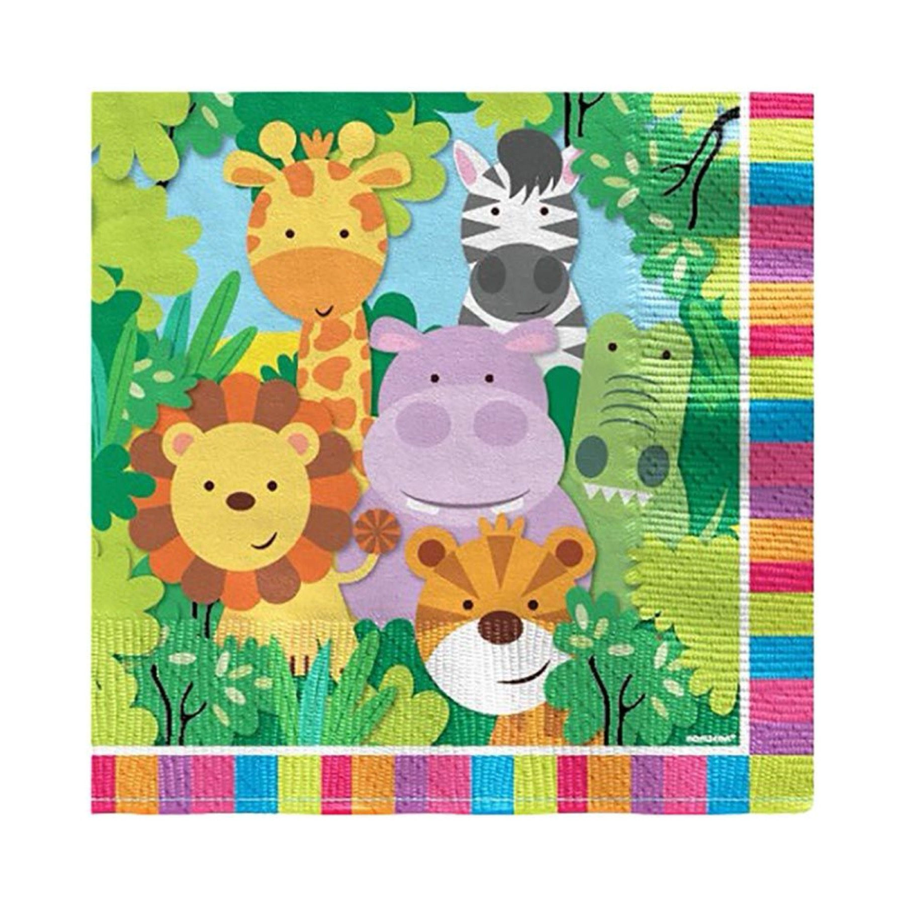 Animal Friends 2ply Lunch Paper Napkins 20pcs / 1pkt