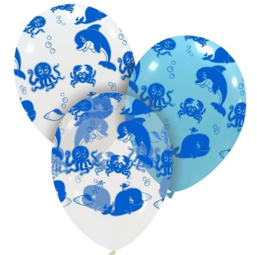Sea Life Superior 12" Latex Balloons each