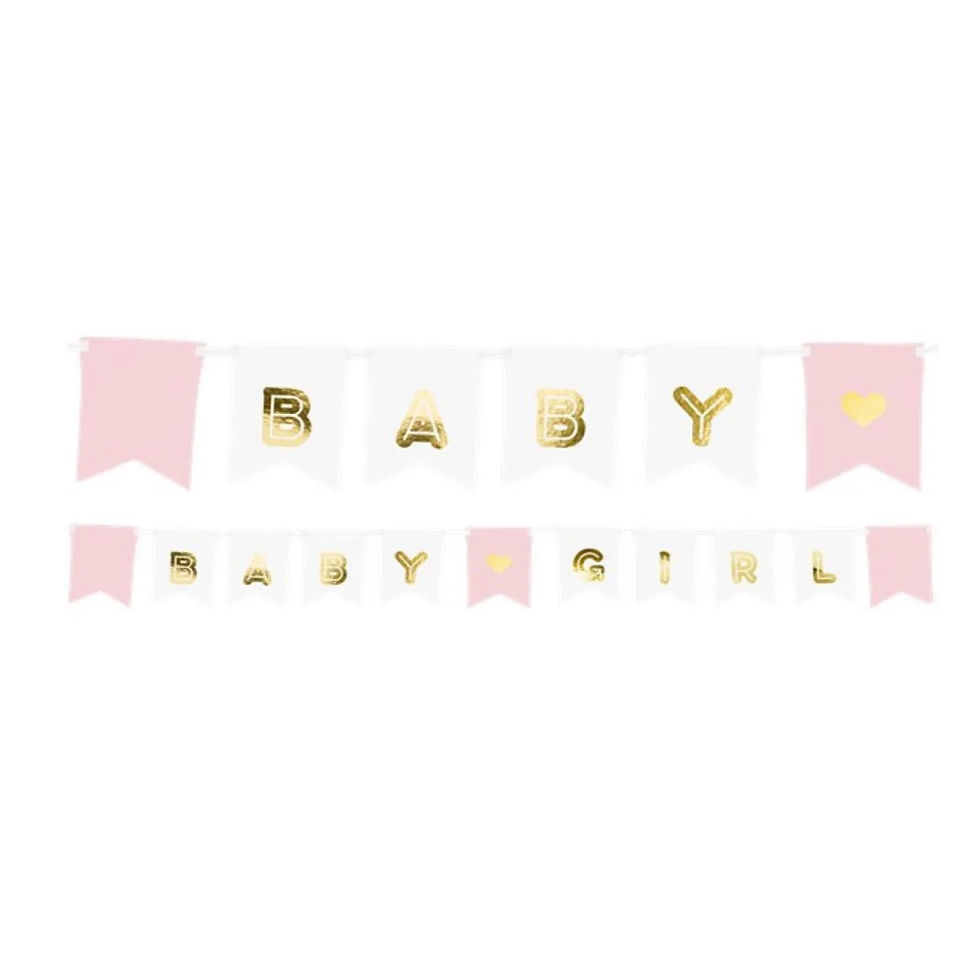 Pink Baby Girl Banner 1.75m (each)