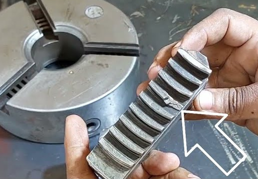 Reparar Mordaza rota de mandril con soldadura