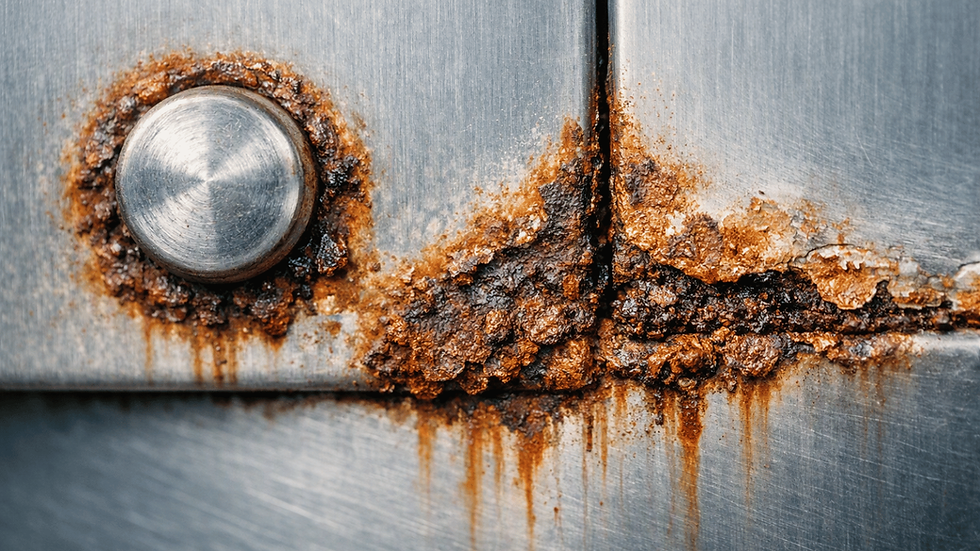 El acero inoxidable también puede oxidarse: la explicación científica detrás de un metal que parecía imposible de corroer