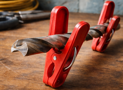 Este truco casero con un simple gancho puede dejar las brocas usadas como nuevas en minutos