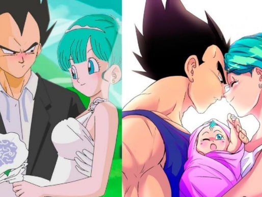 Asi es como se enamoraron Vegeta y Bulma