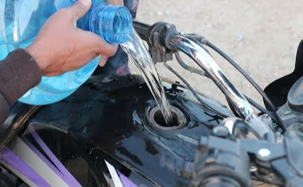 Increible moto que funciona que agua