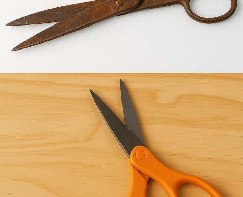 🔥 ¡Deja de tiras las viejas tijeras ! Por fin descubrí el truco definitivo para afilar las tijeras viejas desafiladas 