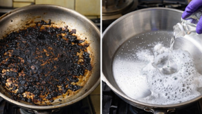 Con esta receta casera puedes eliminar la Comida Quemada de tu sartén en minutos sin comprar nada