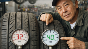 El error más común al inflar tus neumáticos (y por qué 32 PSI no siempre es la mejor opción)