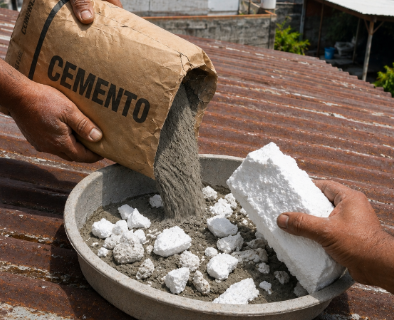 El Material Que Muchos Desechan Está Dando Lugar a Ingeniosas Soluciones de Construcción Casera