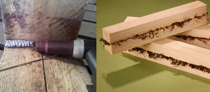 soldadura de madera