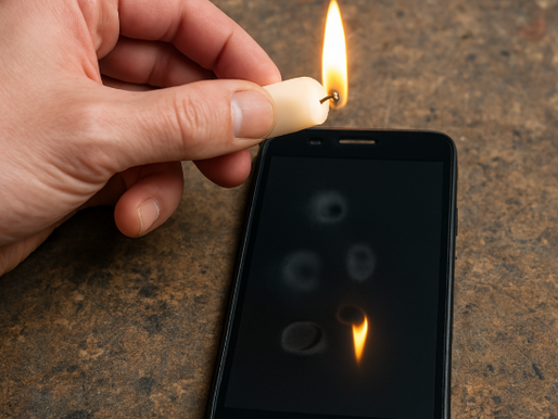 📱✨ “Con una simple 🕯️ vela puedes devolverle la vida a la pantalla de tu celular dañada… 