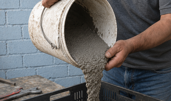 ¿Una simple cesta de plástico y cemento? El proyecto casero que está cambiando la forma de ver los materiales olvidados