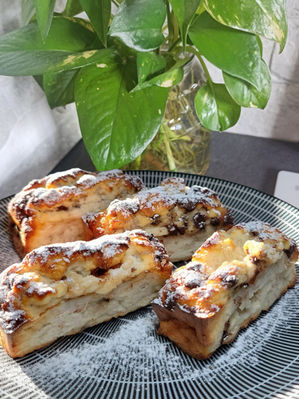 Plumcake banana e cioccolato