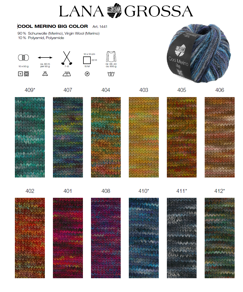 Miniaturbild: Cool Merino Big / Color
