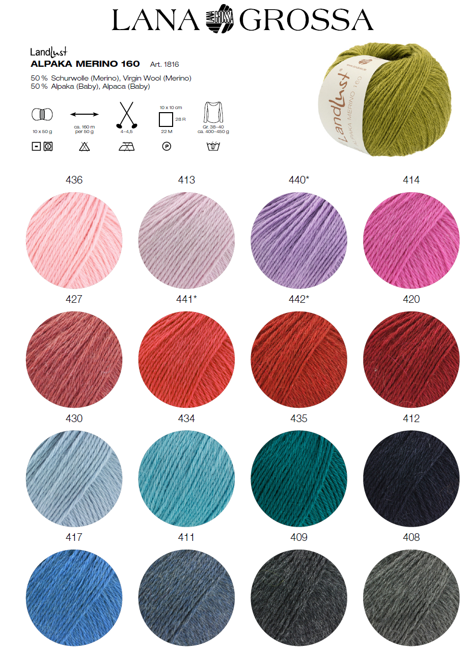 Miniaturbild: Landlust Alpaka-Merino 160