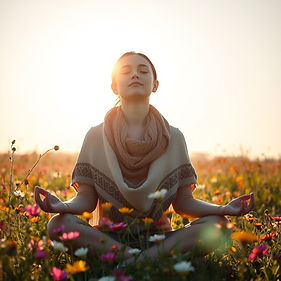 a woman decently dressed, her blouse if loose and comfortable with high neck line and with