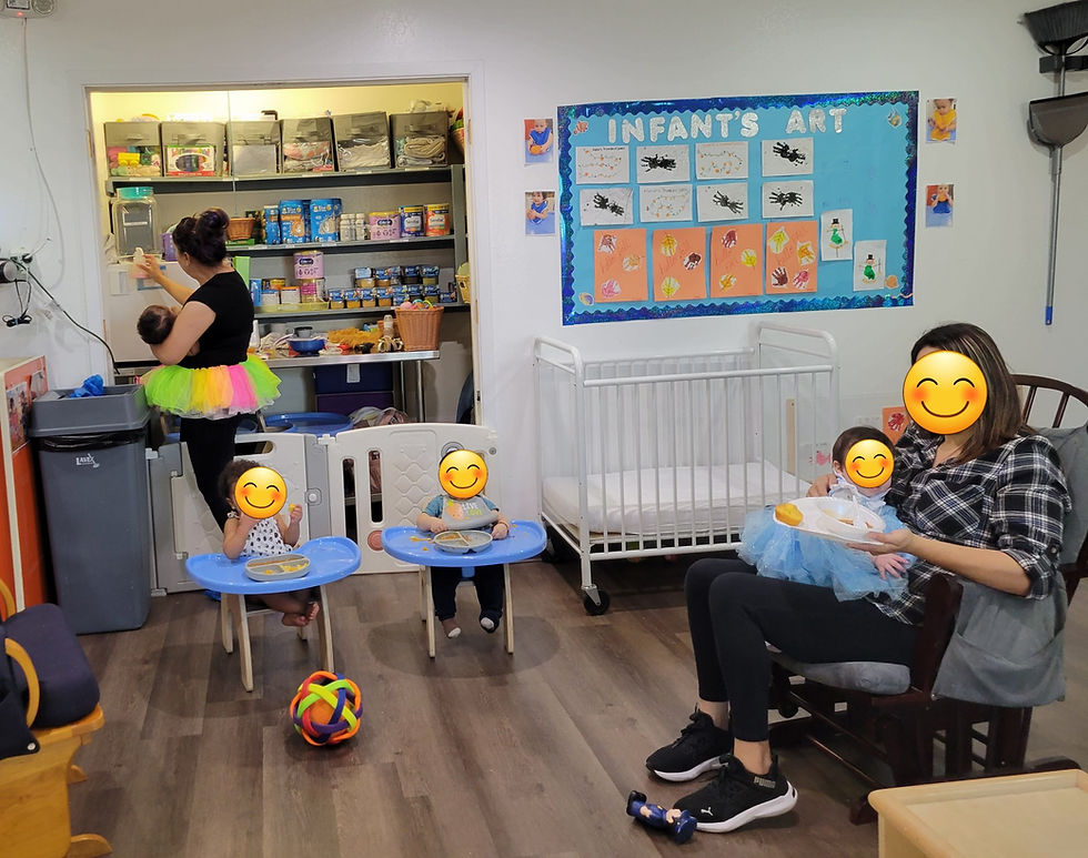 Halloween Dinner in the Infant Room