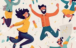 show creative professionals jumping in happiness.jpg