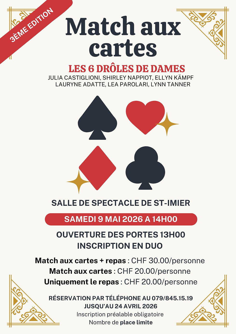 Match aux cartes 31 octobre 2026