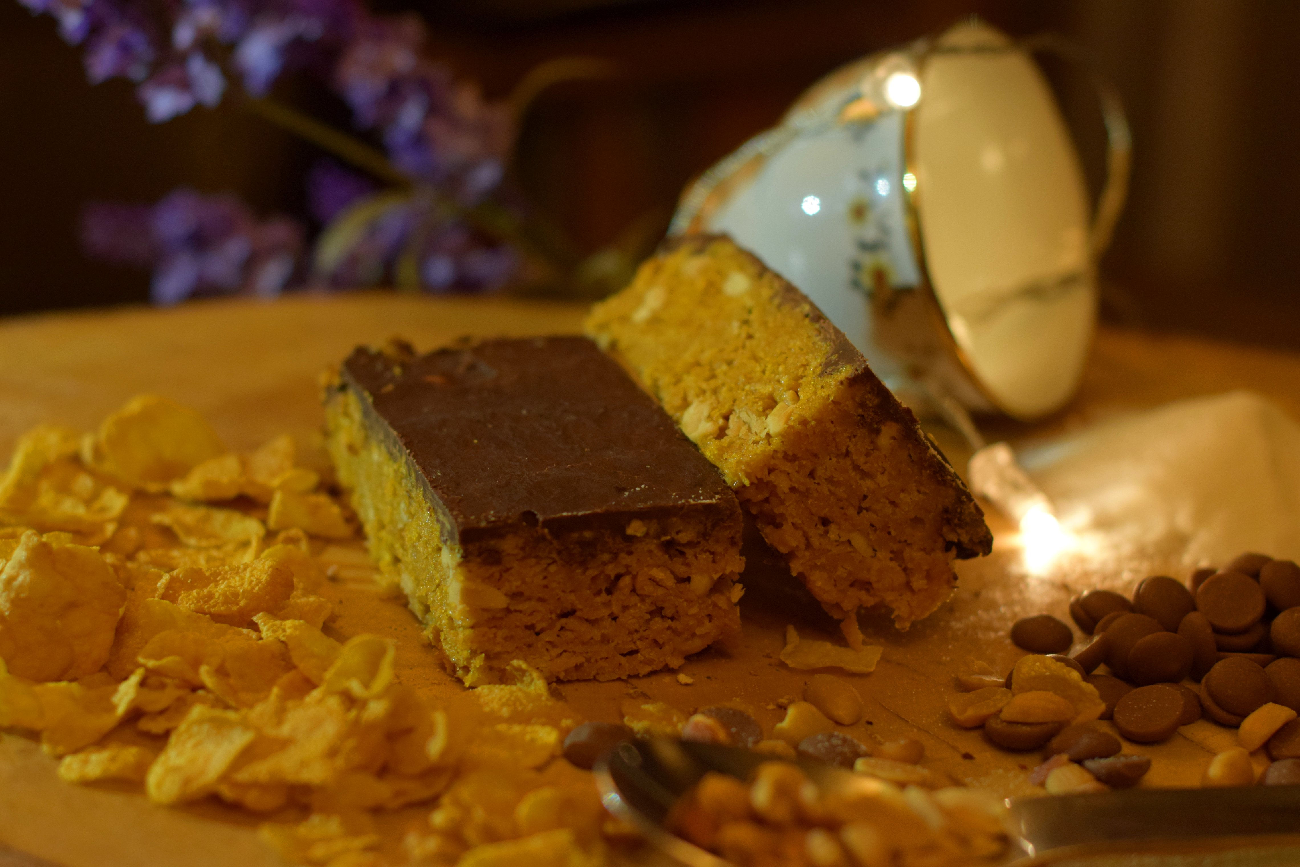 Vegan Traybake - Peanut and Chocolate