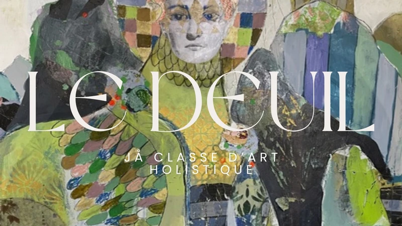 logo pour Janique Art la partie cours d'art mixed media et holistique 