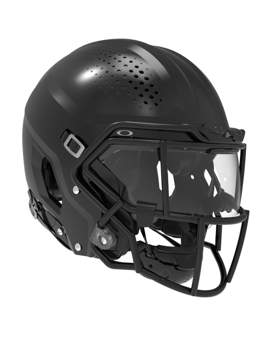 black football helmet front Vintage Facing the perfect accessory for any football player GY Football Visor Football Facemask