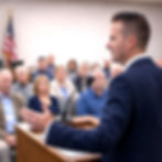 Township committee meeting for zoning