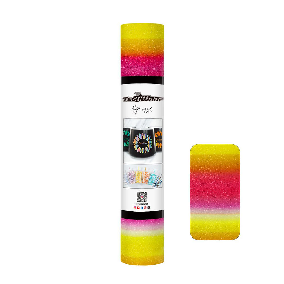 Thumbnail: Teckwrap Rainbow Stripes Adhesive Vinyl
