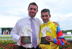 Michael Freedman and Corey Brown Jumbo Jet Trophy 010913