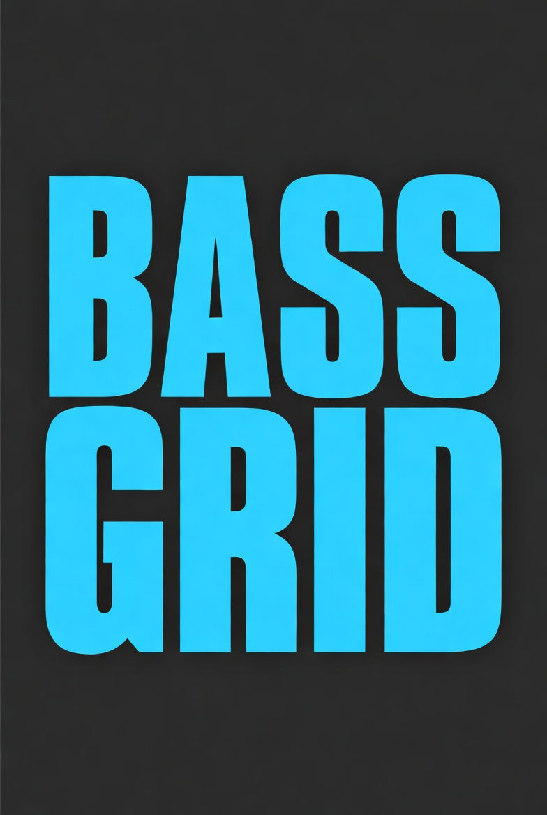 BASS GRID text poster