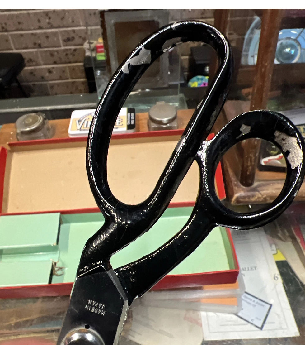 Thumbnail: Vintage Crimping Scissors Made In Japan With Box 