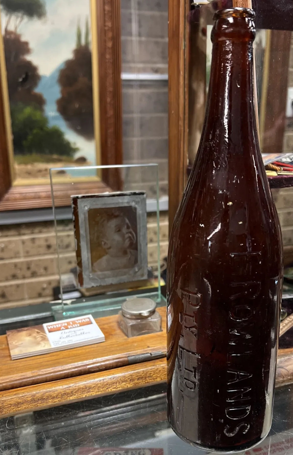 E. Rowland Pty Ltd Amber Bottle